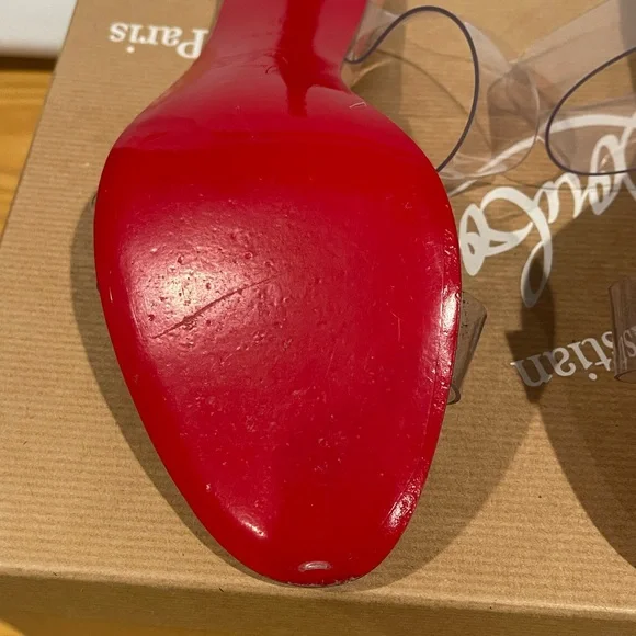 Christian Louboutin just nothing clear heels blush - Picture 3 of 9